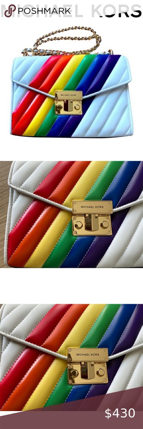 michael kors rainbow bag|michael kors pride collection 2024.